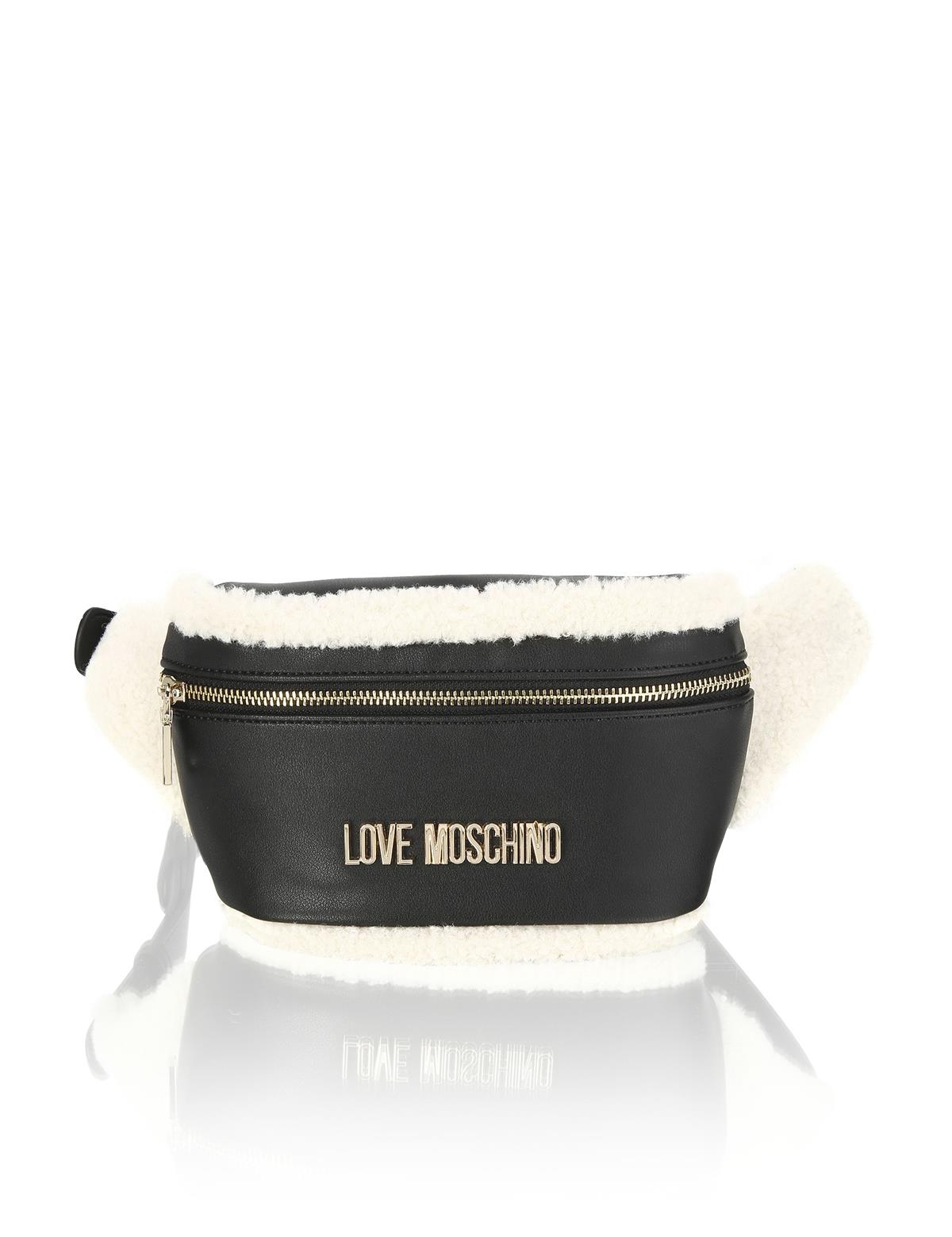 HUMANIC 06 Love Moschino Gürteltasche mit Fake-Fur-Besatz EUR 140 6131401740