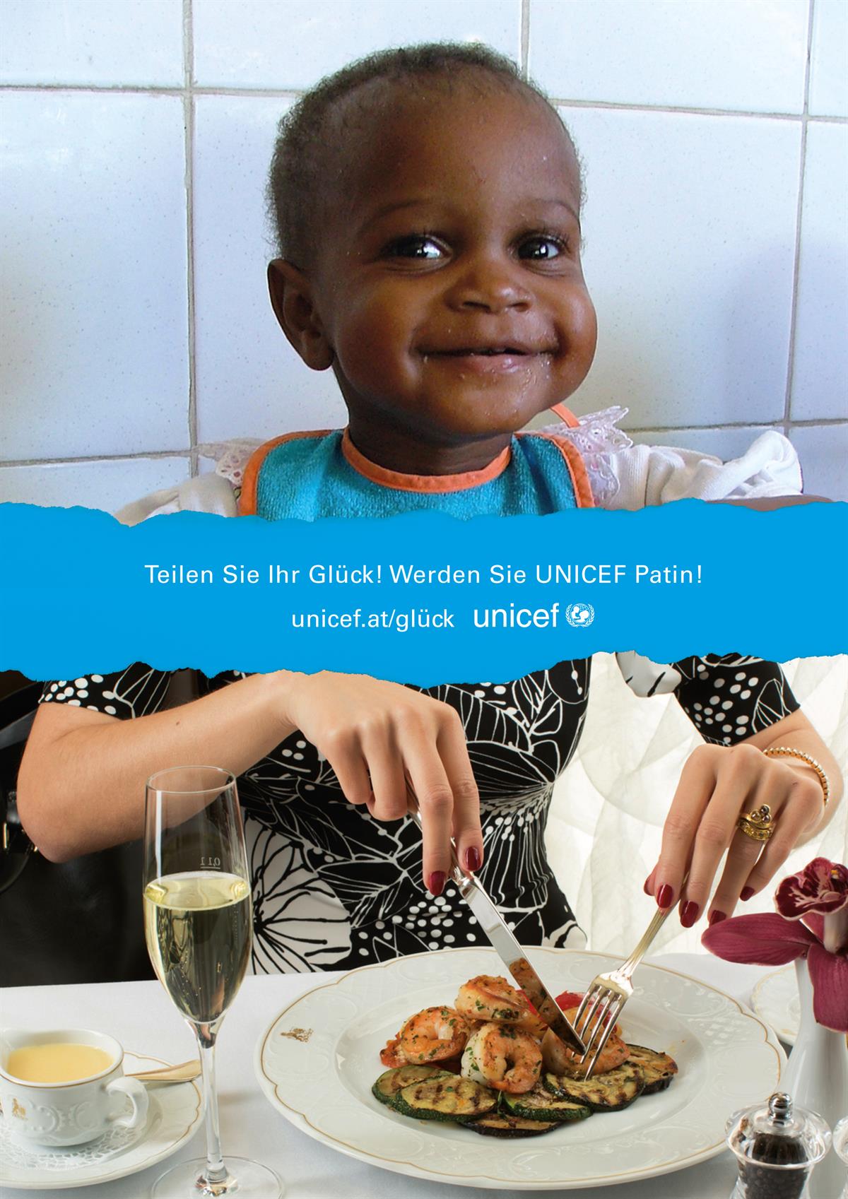 UNICEF Kampagne 2016 für Österreich
