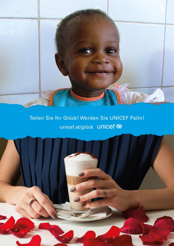 UNICEF Kampagne; Credit Mato Johannik