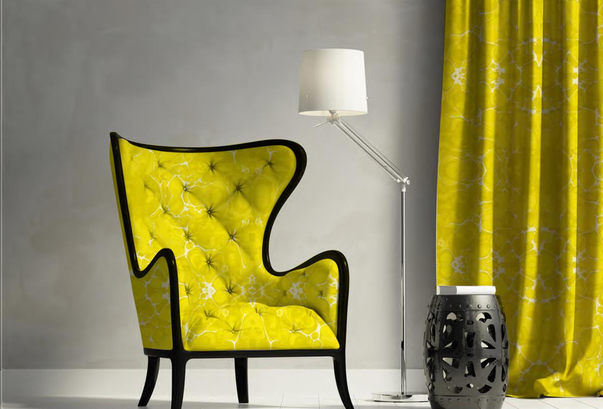 Kerrie Brown 26_Yellow and White Marble_Fabric