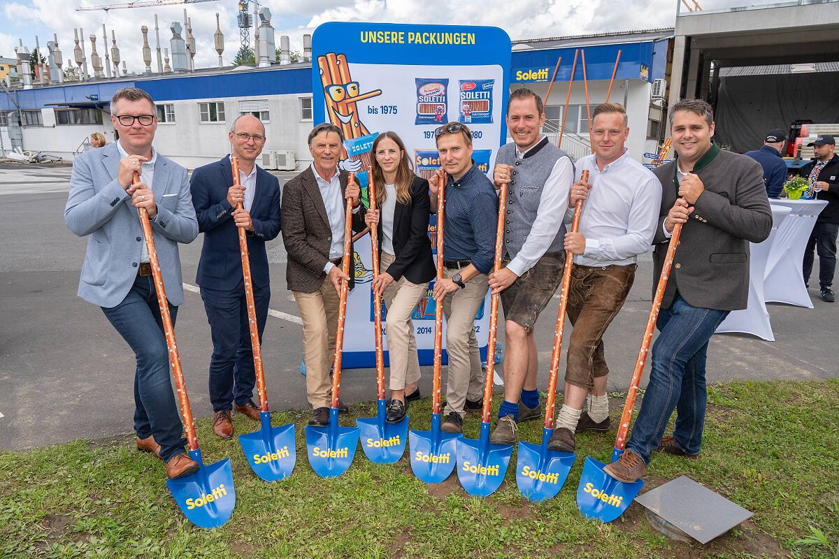 Michael Meier, Stahlbau Meier, Markus Schlagbauer, Insort, Karl Puchleitner, Fa. Puchleitner, Karin Puchleitner, Fa. Puchleitner, Erwin Luttenberger, Plaktiv, Markus Gutmann, Werksleiter Feldbach, Kevin Summer, Projektleiter Feldbach Matthias Stössl