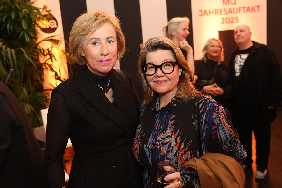 Karola Kraus (Generaldirektorin, wissenschaftliche Geschäftsführung mumok), Lilli Hollein (Generaldirektorin & wissenschaftliche Geschäftsführerin MAK)