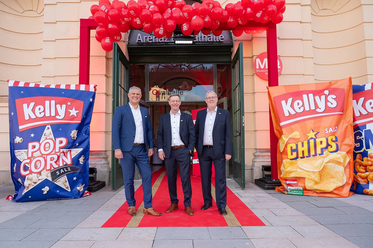 Markus Marek (Managing Director Kelly Ges.m.b.H.), Thomas Buck (Managing Director Operations Kelly Ges.m.b.H.), Werner Luksch (Managing Director Finance Kelly Ges.m.b.H.)