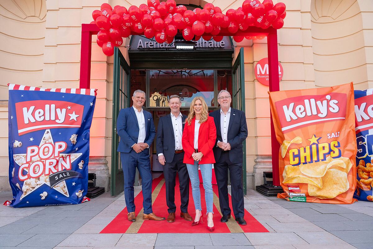 Markus Marek (Managing Director Kelly Ges.m.b.H.), Thomas Buck (Managing Director Operations Kelly Ges.m.b.H.), Johanna Setzer, Werner Luksch (Managing Director Finance Kelly Ges.m.b.H.)