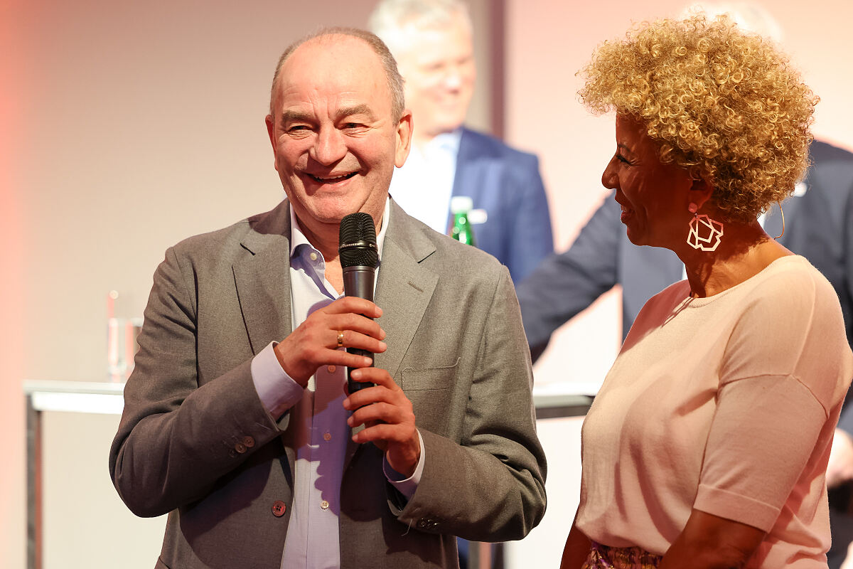 Herbert Prohaska und Arabella Kiesbauer 