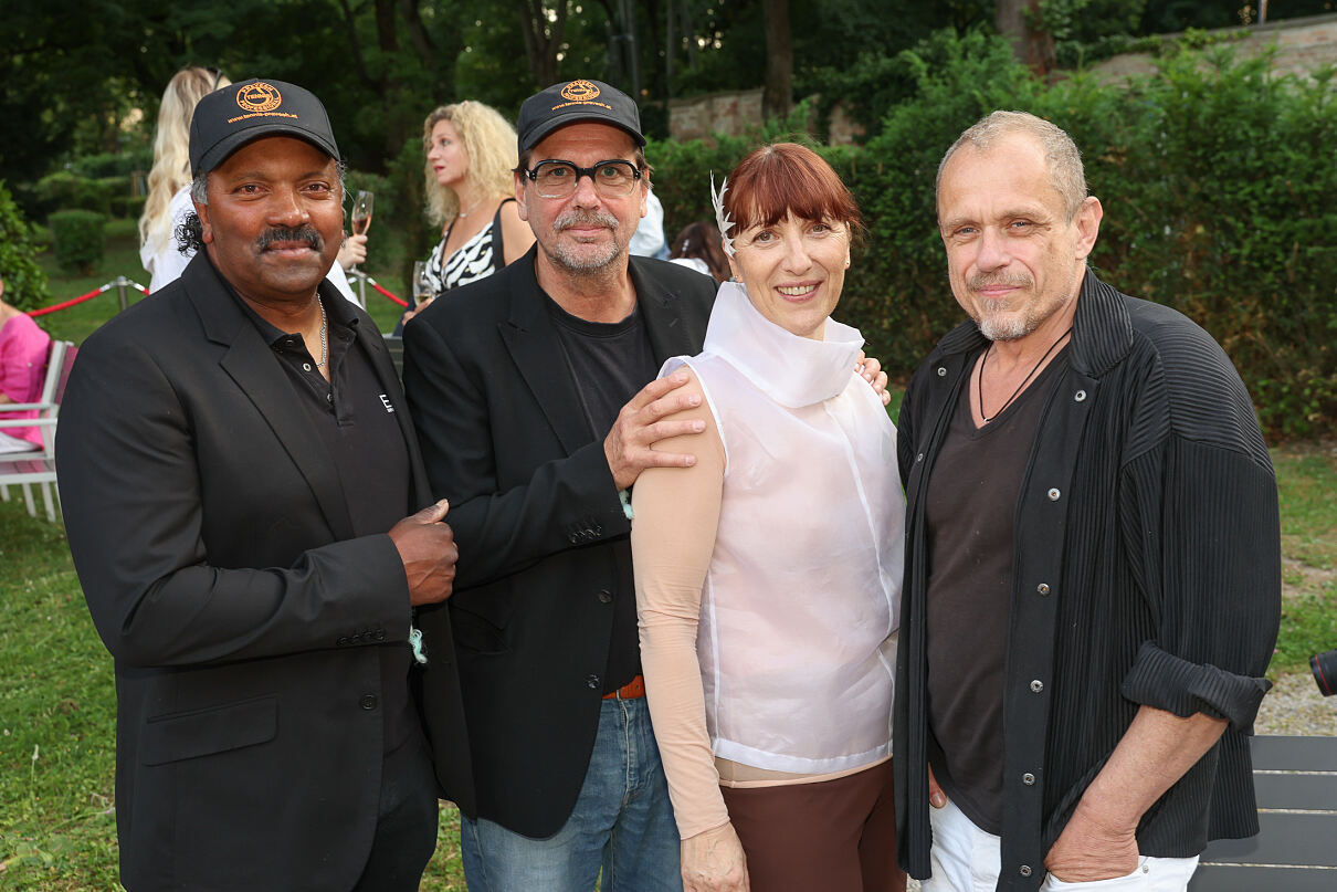 Pravesh Mahabeer, Michael Maertens, Monika Kycelt und Gery Keszler