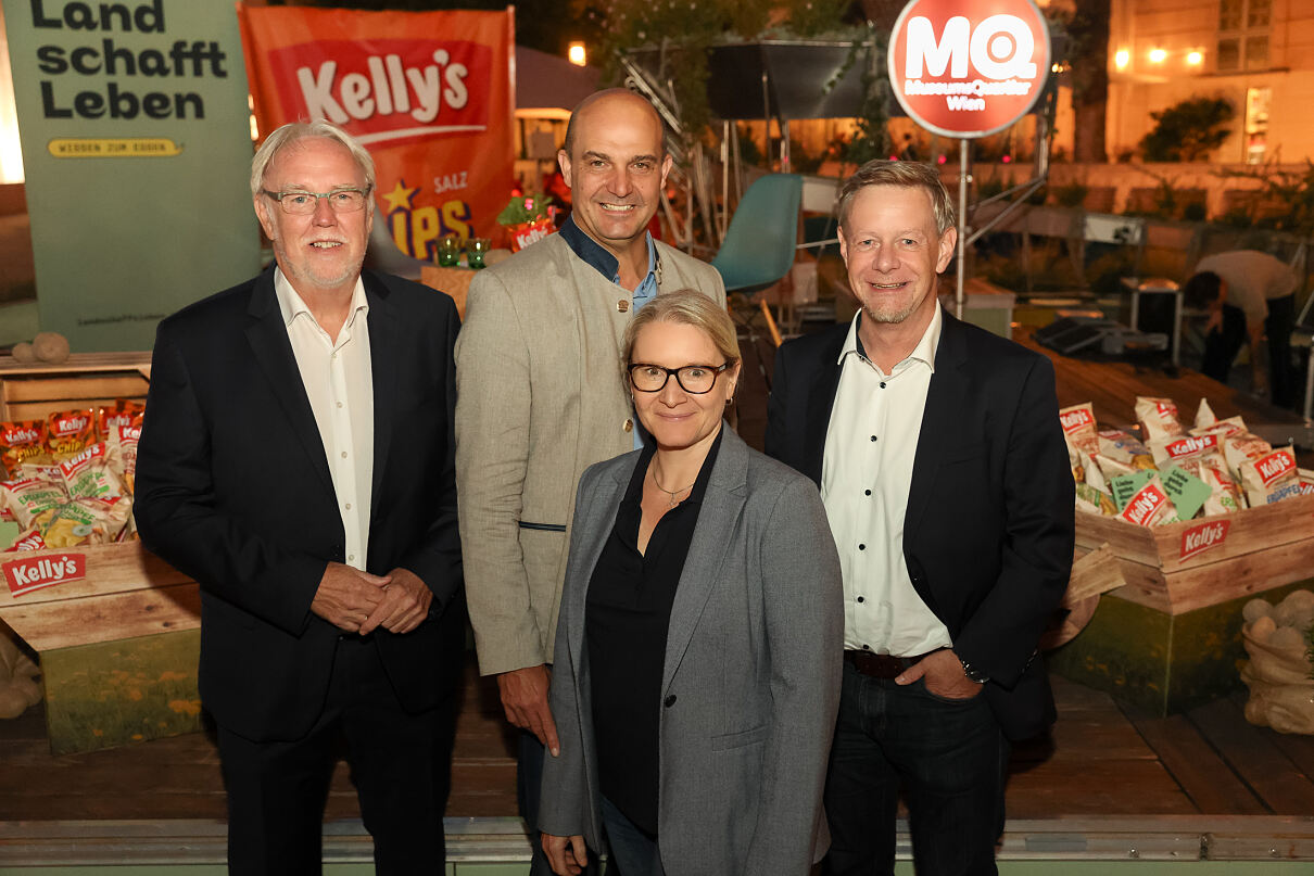 Werner Luksch, Michael Tröster mit Frau, Thomas Buck
